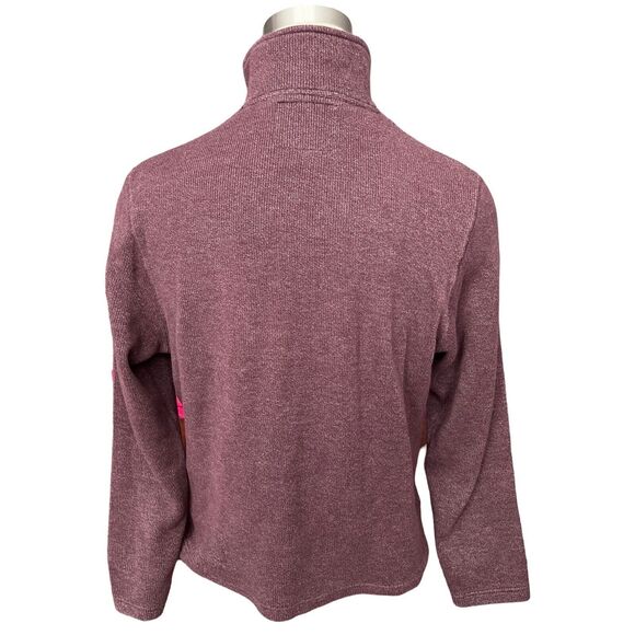 Nautica Men Sz Large, Mock Neck 3/4 Zip Knit Sweater, Heavy, Oversized, Baggy - Picture 2 of 7
